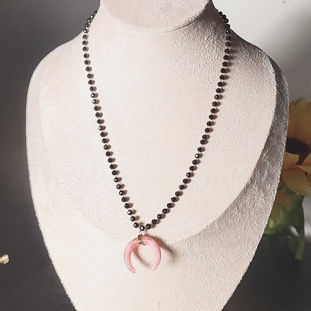 Inverted Moon Necklace